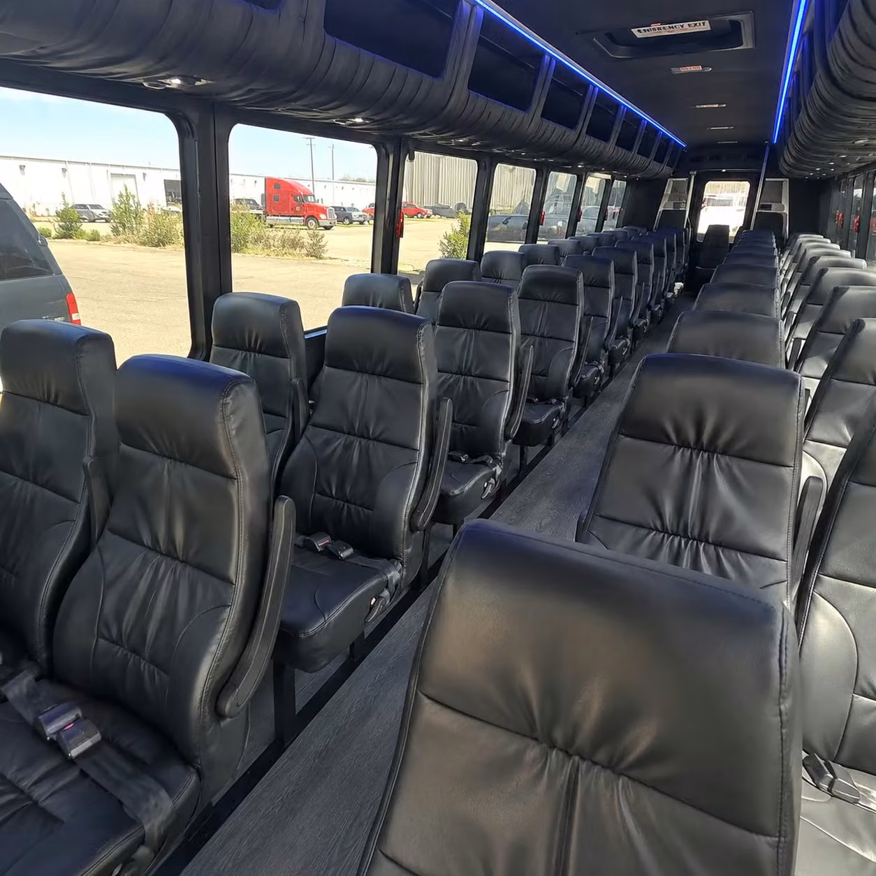 25 passenger minibus inside