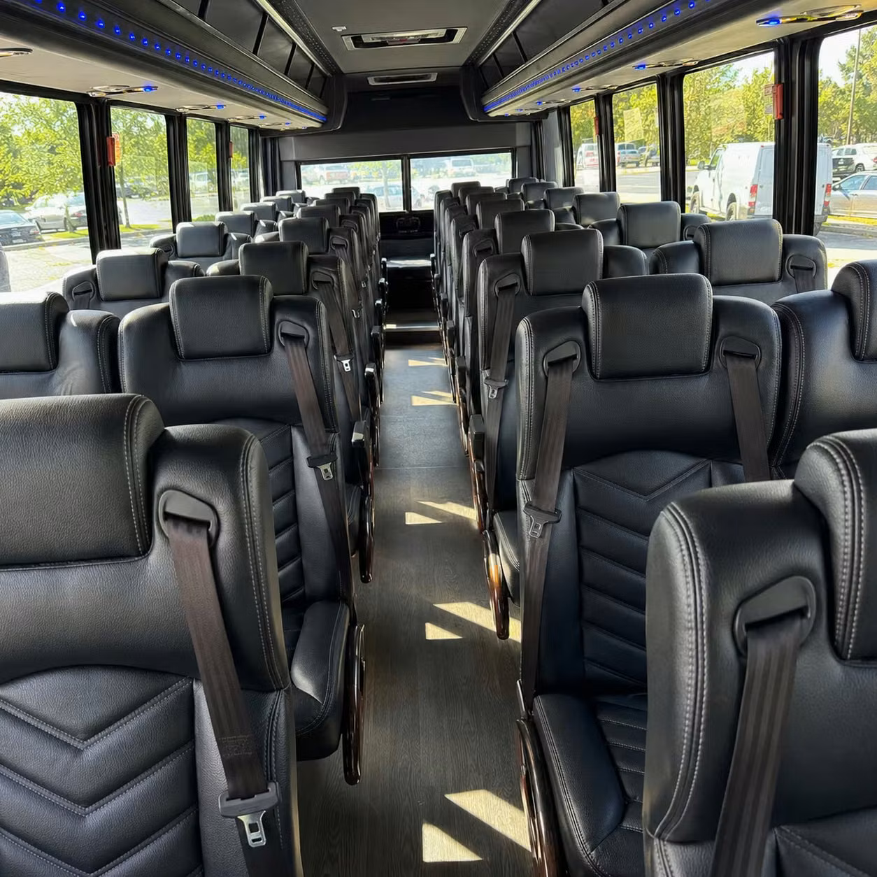 30 passenger minibus interior