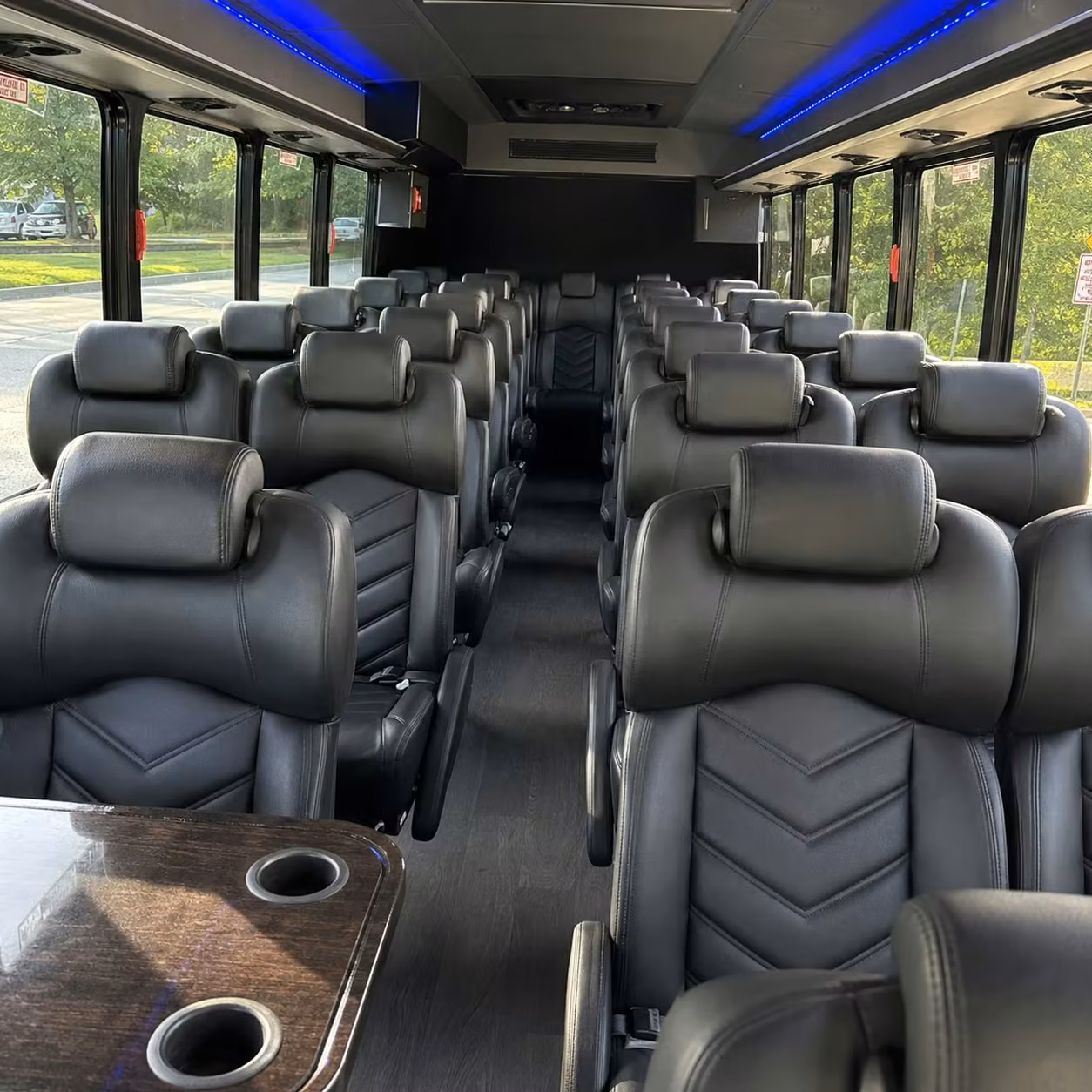 35 passenger minibus interior