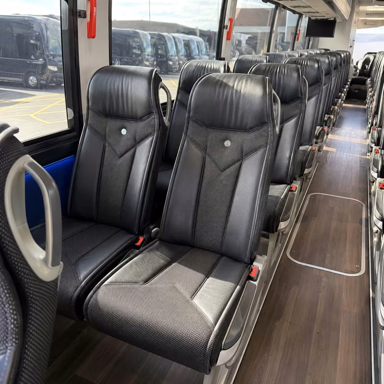 cambridge charter bus interior